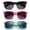 3 Pack Black, Pink & Blue, variant on Kyra Kids Plastic Polka Dot Bow Sunglasses Lead Free