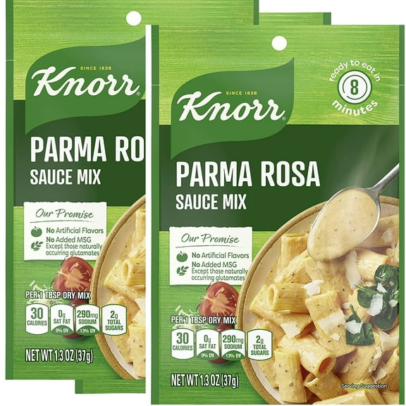 Knorr Parma Rosa Sauce Mix, 3 Pack Creamy Pasta Sauce For Simple Meals and Sides No Artificial Flavors, No Added MSG