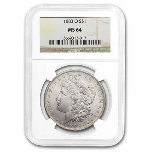 1883-O Morgan Dollar MS-64 NGC