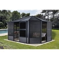 thumbnail image 6 of Sojag 12 x 12 x 9 ft Dark Grey Charleston Solarium, 6 of 11