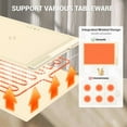 thumbnail image 5 of Electric Warming Tray - 3 Modes Full Surface Heating, Rollable Portable, Premium Silicone Nano Material, 3 Temp Settings, Auto Shut-Off - Versatile Food Warmer for Gatherings, 5 of 6