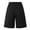 Black, variant on SOFTCCLO Shorts for Women Plus Size Summer Beach Button Shorts Solid 5 Inch Casual Womens Shorts Army Green L