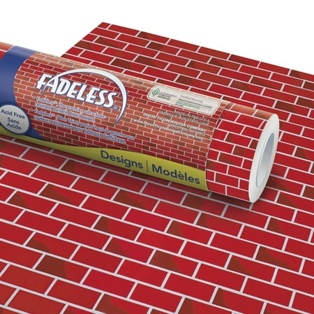 UPC: 0029444564787 | Pacon Tu-Tone Bright Design Paper 48 x12  RL Red 56478