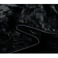 thumbnail image 5 of Chezmoi Collection Heavy Thick Korean Style Faux Mink Blanket Single Ply 9 Lbs, 750GSM Silky Soft Plush Raschel Mink Blanket, 85" x 95" Asia King Size, Solid Black, 5 of 9