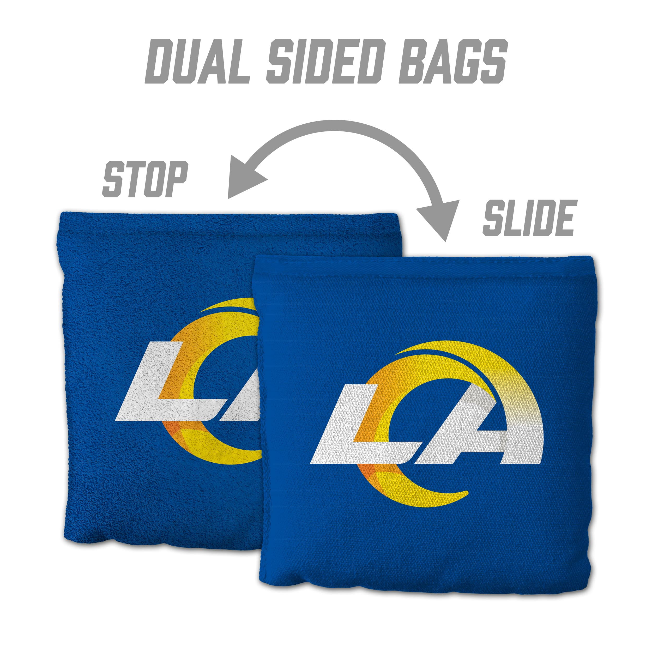Los Angeles Rams 8pk Licensed Cornhole Bags