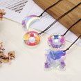 thumbnail image 5 of Uxcell 2 Pcs Crystal Ceiling Fan Pull Chain Extender, 12 Inch Decorative Moon Crystal Pendants Ornament Light Chain for Light Lamp Ceiling Fan, AB Color, 5 of 6