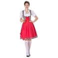 thumbnail image 5 of Disfraz de Oktoberfest para mujer, vestido tirolés alemán, disfraz, fiesta de carnaval bávaro, 5 of 5