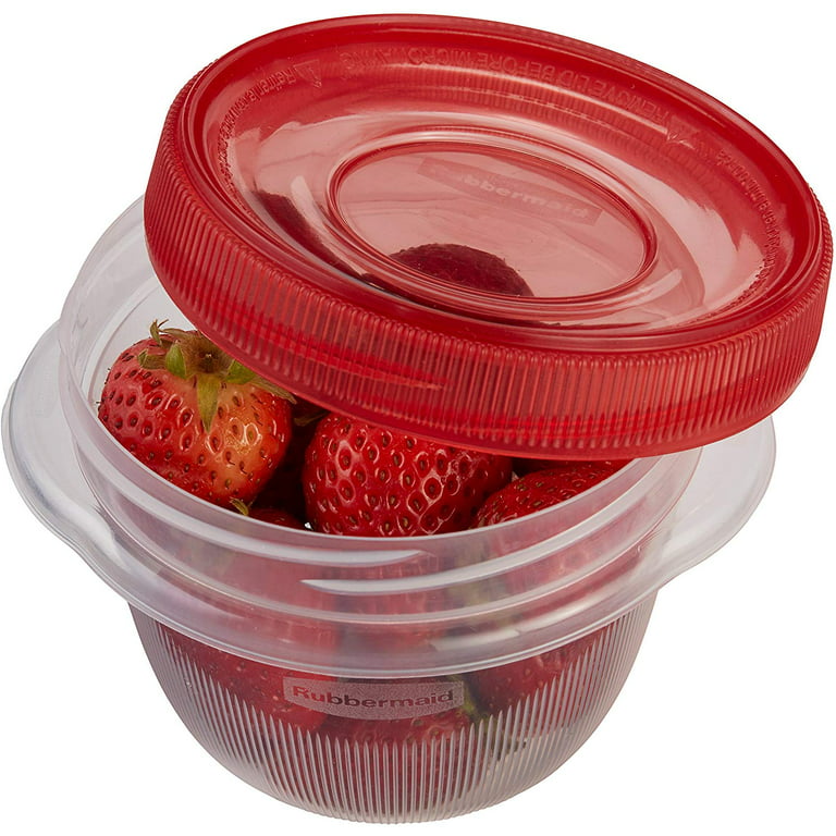 Rubbermaid TakeAlongs Twist & Seal Food Storage Container, 1.2 Cups