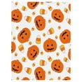 thumbnail image 3 of Halloween Fleece Throw Blanket,Ghost Pumpkin Lantens Print Soft Throws for Bed Couch Sofa,Decorative Halloween Flannel Soft Throw Blanket for Women,Men,Kids,2.46*3.28Ft, 3 of 7