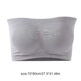thumbnail image 5 of Sujetadores sin tirantes Lavado a mano multicolor agraciado Ajuste de forma Estilo básico a juego fácil para sujetador inalámbrico Fuera del hombro Ropa Fiesta Gris claro sidaley AP008608-07B, 5 of 5