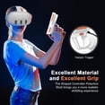 thumbnail image 4 of Pistola de juegos de realidad virtual para Meta Quest 3, soportes para controladores para agarre Quest 3, aumenta la experiencia de juego para juegos de disparos de realidad virtual, para ju, 4 of 5