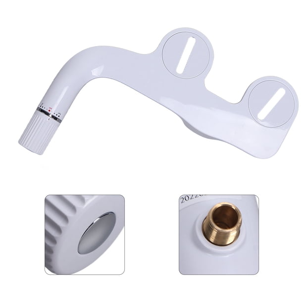 JUEGO DE ROCIADOR DE BIDET, ROCIADOR DE BIDET DE INODORO DUAL DE BOQUILLA G1/2 ABS ECO AMIGABLE PARA EL BAÑO