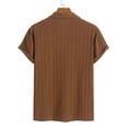 thumbnail image 5 of Zivyakyron Men's Polo Shirts Summer Short Sleeve Collared Clothes for Men Beach Plian Loose Casual Breathable Top, 5 of 5