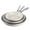 Cream, variant on Granitestone 3 Pc Nonstick Frying Pan Set, 8" 10" 12" Frying Pans, Easy Clean Ceramic Frying Pan, Egg Omelet Pan Set, Oven & Dishwasher Safe Skillet, Cream