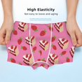 thumbnail image 3 of Yiaed Strawberry Cake Print Boys' Boxer Briefs Cotton Casual Stretch Comfort Boys Boxers - Kids Boxer Briefs Underwear for Boys (6-18)-Small, 3 of 5