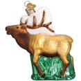 thumbnail image 1 of Ornement en Verre Soufflé Wapiti (12502), 1 of 6