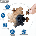 thumbnail image 5 of 1000pcs Golden Retriever Dog Puzzle for Families - Large Challenge with Challenging like Pieces (No 3D Glasses), Portable Box, Relaxing Activity. 29.4*19.6in, 5 of 9