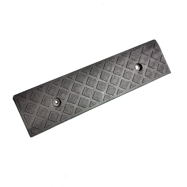 Random Color Auto Car Threshold Ramp Plastic Portable Curb Ramp Anti Slip Lightweight Threshold Ramp For Car Trailer Truck Bike Motorcycle
