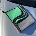 thumbnail image 4 of Microfiber Car Drying Towel Extra Large - Auto Drying Towel for Cars Trucks SUV - XL Professional Water Absorber Microfiber Drying Towel Car Thick Cleaning Cloth 40x24 800 GSM 1-Pack, 4 of 8
