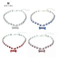 thumbnail image 4 of ZLight Pack of 4 Pets Rhinestone Collars Pendant Jewellery Necklaces Decoration Choker Accessory for Christmas Holiday Party M 1Set, 4 of 6
