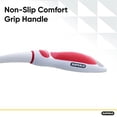 thumbnail image 4 of BBQ Grill Brush Bristle Free Stainless Steel Scrubber Cleaner Dishwashing Brush with Long Handle for Pots, Pans, Stove, Cast Iron, Gas/Charcoal/and Electric Grills, Red with Refill -Superio, 4 of 5