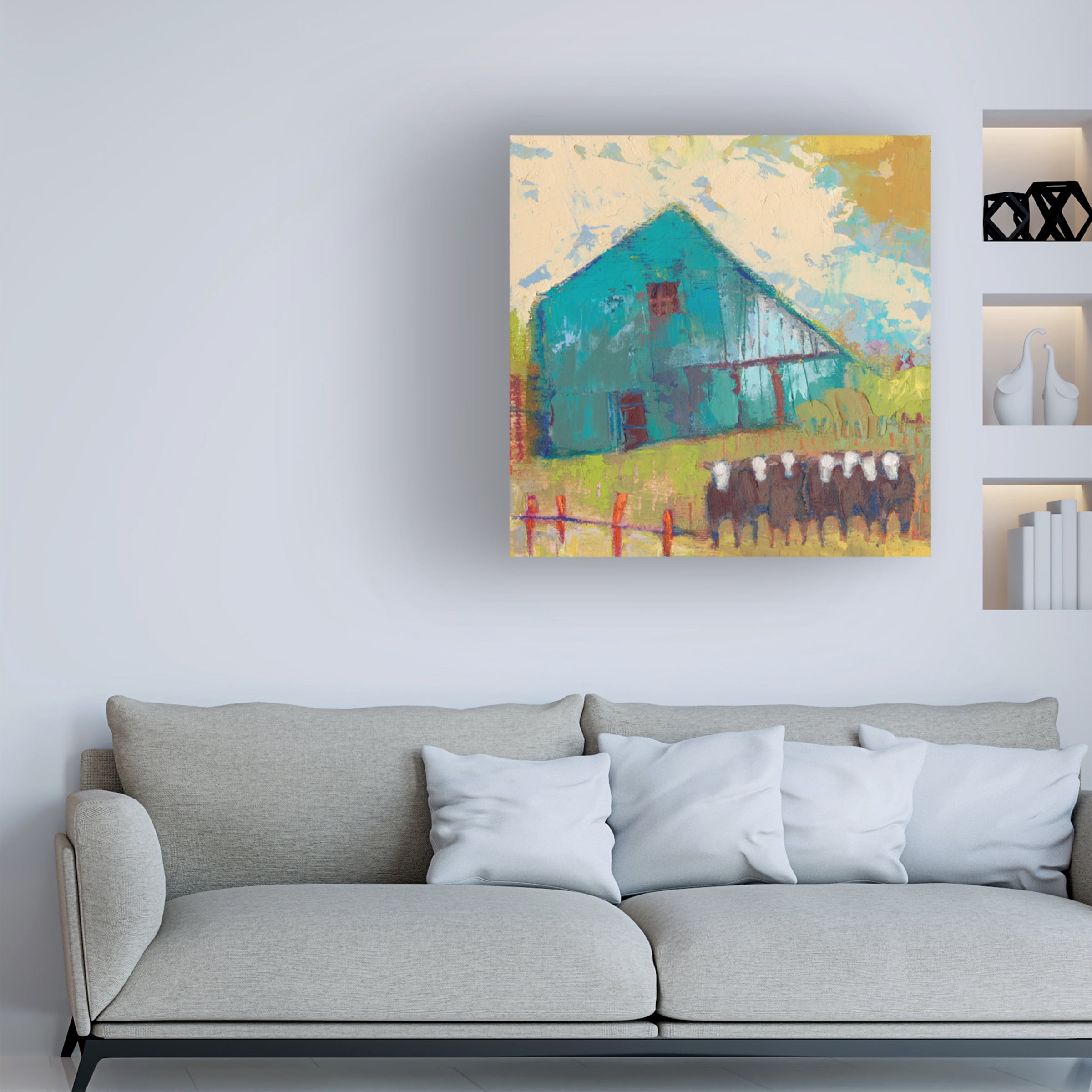 Sue Jachimiec 'Request Barn' Canvas Art