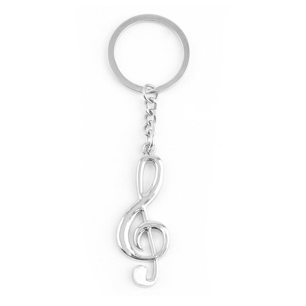 Details about   Treble Clef Musical Note Music Keychain Metal 2” Silver US Seller 