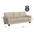 thumbnail image 6 of Hillsdale Furniture Daniel Upholstered Sofa, Putty, 6 of 10