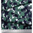 thumbnail image 2 of Soimoi Poly Georgette Fabric Two Tone With White Camouflage Printed Fabric 1 Yard 52 Inch Wide, 2 of 3