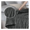 thumbnail image 2 of Cobertor Tipo Piel Ultrasuave y Calido, Ideal para Invierno. Esquimal (Negro, King Size), 2 of 6