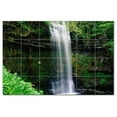 thumbnail image 1 of Waterfalls Photo Ceramic Tile Mural Kitchen Backsplash Bathroom Shower, 406220-L, 1 of 3