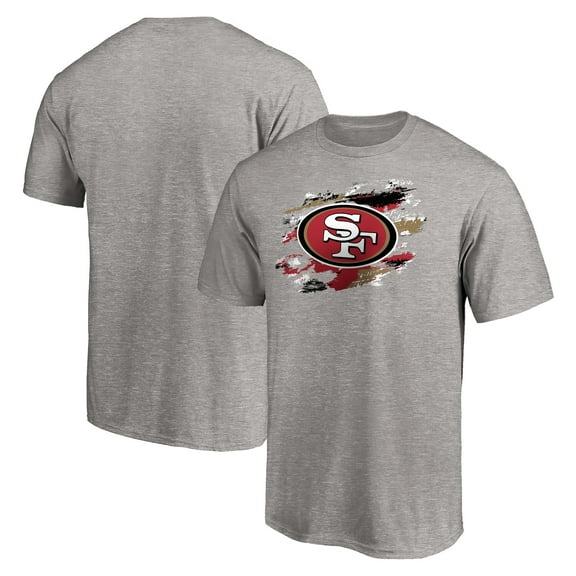 Men's Heather Gray San Francisco 49ers True Color T-Shirt