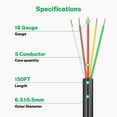 thumbnail image 2 of Cable de rociador FIRMERST 18/5 sólido de 150 pies para sistema de 4 válvulas, 2 of 8