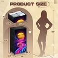 thumbnail image 3 of Vaporwave Dresser for Bedroom with 4 Storage Drawers Neon Sunset Road Palm Trees Colorful Lights Dressers Chest of Drawers Steel Framed Fabric Closet Organizers for Dorm Entryway, 3 of 8