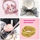 thumbnail image 5 of Sonducket 10 piezas de bandas para el cabello Bling ajustable decorativa sólida tocado Universal grueso Cola de Caballo soporte accesorios Accesorio para el cabello Oro, 5 of 6