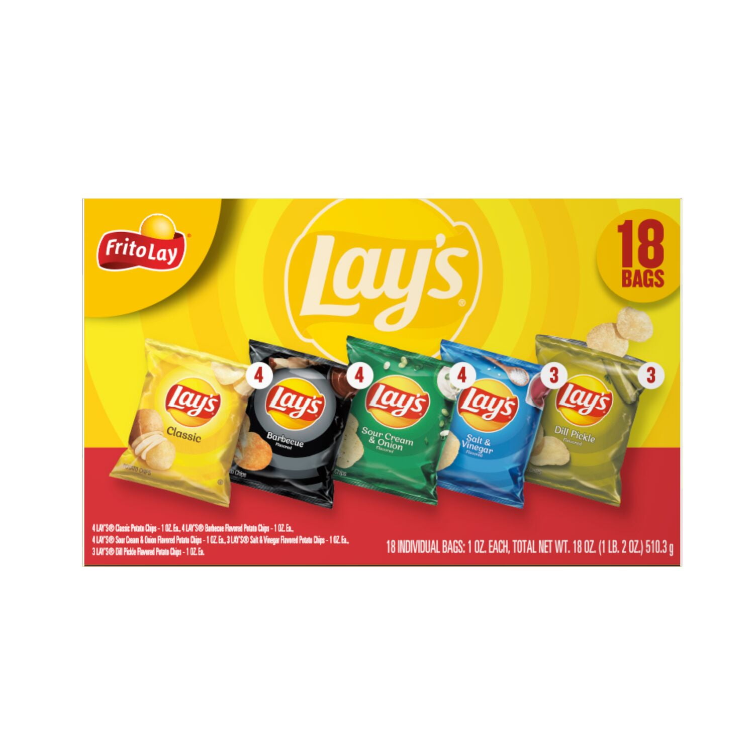 Lay s Snacks Mix Variety Pack 1 oz 18 Count