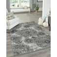 thumbnail image 3 of Rugs.com Monte Carlo Collection Rug – 6' x 9' Gray Medium Rug Perfect For Living Rooms, Large Dining Rooms, Open Floorplans, 3 of 9