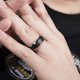 thumbnail image 2 of Jumpingount Anillo de hombre de acero inoxidable, anillos cerrados, decoración de mano, empalme de novio, joyería masculina de moda para citas, Ropa, zapatos y accesorios Miscelánea, 2 of 6
