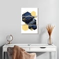 thumbnail image 2 of Elephant Stock Geometric Greek Odyssey Wall Art - Vertical Multi Panel Canvas - Living Room Wall Decor - Abstract Multi Panel - Yellow And Blue Decor By Urban Epiphany - 14" x 23", 2 of 4