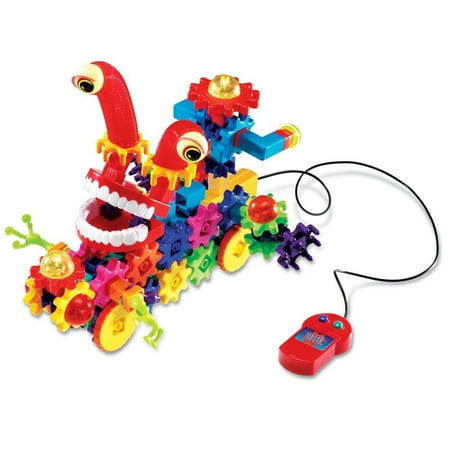Gears! Gears! Gears! Wacky Wigglers, Invent endless creations with this 130-piece motorized set