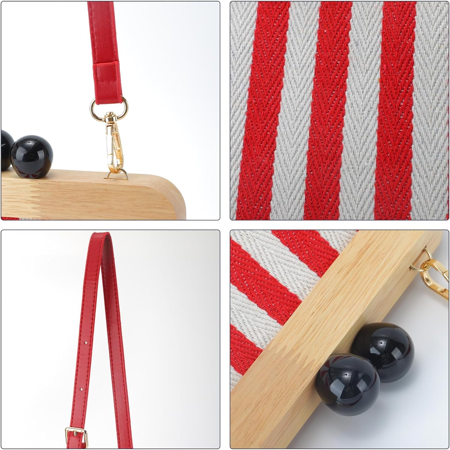 New Summer Purses for Women 2024,Beach Crossbody Bag for Summer Vacation,Canvas Woven Bag Clutch