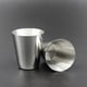 thumbnail image 4 of Advancent Nuevo 4 unids/set 30ML Mini vaso de acero inoxidable copa de vino vasos para beber con cubierta de cuero PU bolsa accesorios de barra de cocina Barra de herramientas Advancent JJ25276-00B, 4 of 6
