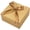 Brown-Large(8"x8"x4"), variant on Red Glitter Gift Boxes 4x4x4 Inch, Small Cube Favor Boxes with Silver Ribbon, Sparkly Paper Gift Box for Wedding, Party Favors, Christmas, Candy & Treat Packaging
