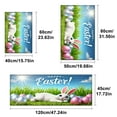 thumbnail image 2 of CCTFS Happy Easter Bunny Egg Kitchen Mat Rug Set - 3 Pcs Perfect for Kitchen Counter, 16''*24''/20''*32''/47''*18'', Functional for Decoration, 2 of 10