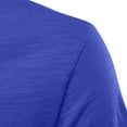 thumbnail image 5 of MIXUE Shirts For Men Summer Solid Color V Neck Short Sleeve Loose Fit Casual Pullover Tops Tshirts Streetwear,Blue,XXXXXL, 5 of 5