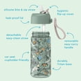 thumbnail image 6 of Bentgo Water Bottle 2-pack - Leak-proof Durable Tritan 15 Oz Cup For Kids/toddlers Ages 3+; Bite & Sip Spout + Dishwasher Safe School/sports/daycare/camp (dinosaur/dino Fossils), 6 of 7