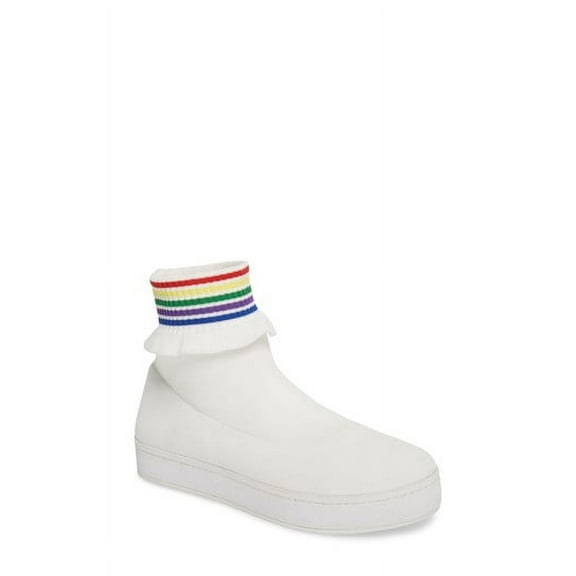 OPENING CEREMONY Women's Bobby Sock Sneakers, White, 8