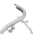 thumbnail image 4 of Purse Metal Purse Frame Kiss Clasp Lock Retro Embossed Handle Hardware Accessories 20.5cm, 4 of 7