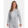 thumbnail image 6 of Reebok Girl's Game Day Fleece Crewneck, Sizes 4-18, 6 of 7