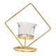 thumbnail image 5 of Candelero geométrico Candebro Centro de Cena Decoración para fi Sunnimix Candelabro De Hierro, 5 of 8